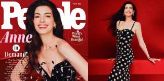 Anne Hathaway es nombrada la mujer más bella del mundo 2026 por People