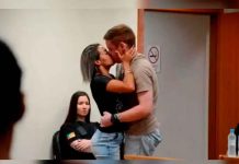 Mujer besa a su agresor en pleno juicio tras sobrevivir a cinco disparos en Brasil