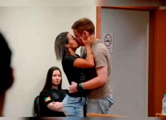 Mujer besa a su agresor en pleno juicio tras sobrevivir a cinco disparos en Brasil