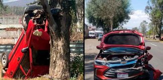 #VIDEO || Se registran dos accidentes vehiculares en Morelia y Tarímbaro; hay cuatro heridos