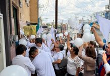 En ambiente de apoyo, se registra Mario Ordaz por la dirigencia nacional del SNTISSSTE