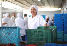 Fabiola Alanís reconoce el liderazgo de las mujeres en la agroindustria de la fresa en Jacona
