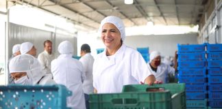 Fabiola Alanís reconoce el liderazgo de las mujeres en la agroindustria de la fresa en Jacona