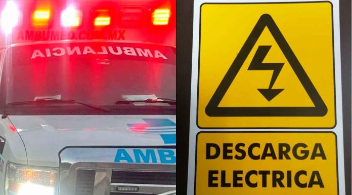 Hombre sufre descarga eléctrica en la colonia Eréndira, Morelia