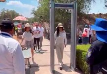 #VIDEO// Refuerzan seguridad en Teotihuacán tras ataque; instalan detectores de metal