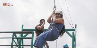 Vive la adrenalina en la tirolesa del Zoológico de Morelia