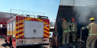 Arde área de residuos de una fábrica de tostadas y frituras al norte de Morelia