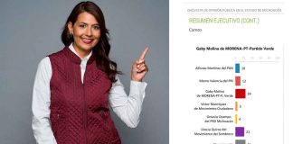 Gaby Molina la opción más competitiva en Morena