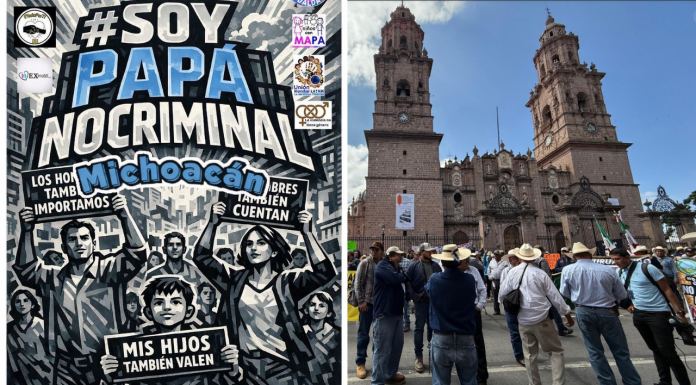 “Soy Papá, no Criminal” convoca a marcha en Morelia