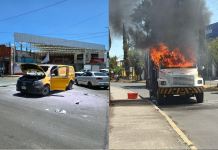 Violenta manifestación de comuneros de Arantepacua deja destrozos, unidades quemadas y rapiña en Morelia