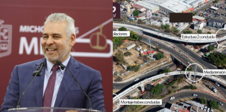 Este viernes se abre a la circulación un paso elevado del distribuir vial salida a Pátzcuaro