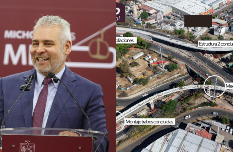 Este viernes se abre a la circulación un paso elevado del distribuir vial salida a Pátzcuaro