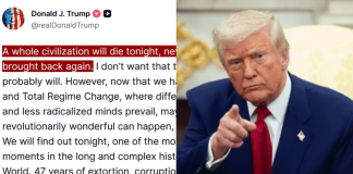 “Esta noche morirá toda una civilización” Trump advierte que Irán podría ser “aniquilado” esta noche