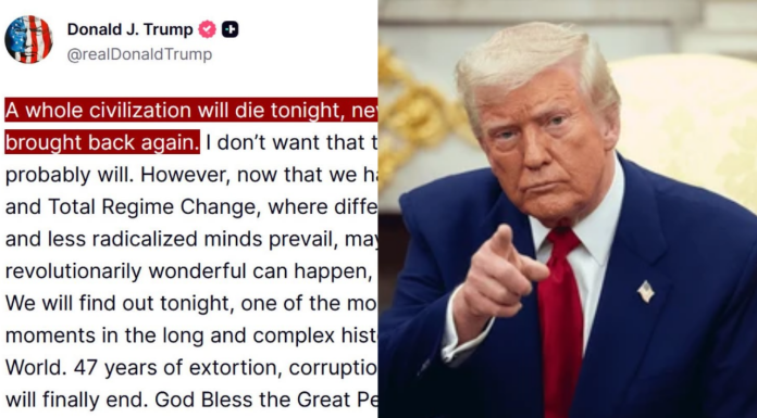 “Esta noche morirá toda una civilización” Trump advierte que Irán podría ser “aniquilado” esta noche