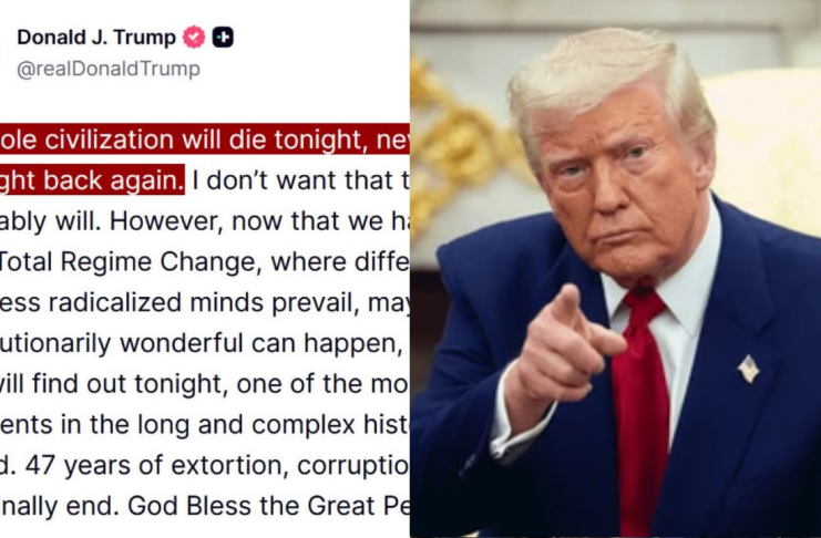 “Esta noche morirá toda una civilización” Trump advierte que Irán podría ser “aniquilado” esta noche