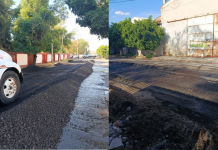 Carlos Soto encabezó acciones de rehabilitación en el carril poniente de la calle Rubén C. Navarro en Zamora