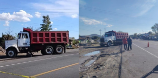 Choque entre camión de volteo y auto deja un muerto en carretera La Piedad-Zamora