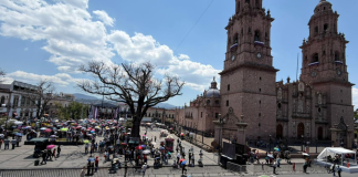 Al menos 20 papeleras en el centro de Morelia han sido robadas durante primer el primer trimestre del año