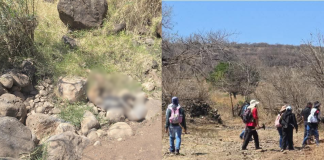 En jornada de búsqueda de personas desaparecidas localizan dos cadáveres y restos óseos en cerro de Jacona