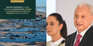 Separan a funcionarios de Pemex por ocultar derrame de crudo en el Golfo de México
