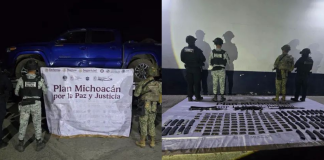 Enfrentamientos en Acahuato dejan aseguramiento de vehículos, armas y municiones