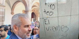 La revisión de mochilas será por casos específicos de amenazas de tiroteos en las escuelas: Bedolla