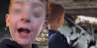 #VIDEO // Niño palestino de 4 años encuentra una bomba sin detonar a unos metros de su casa