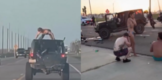 #VIDEO // Joven muere por bailar sobre un Jeep en movimiento en Texas