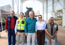 Inauguran primer centro municipal para el tratamiento de residuos sólidos en Ario y arrancan obra de modernización del libramiento J. Mújica