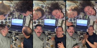 Artemis II se vive también desde el espacio