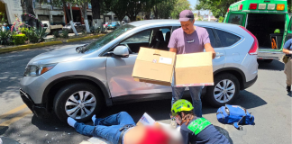 Muere en hospital motociclista tras choque contra camioneta