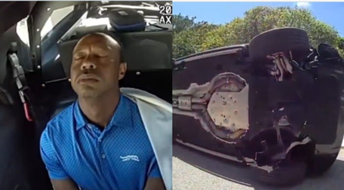 #VIDEO // Tiger Woods es arrestado por conducir intoxicado y causar accidente; anuncia retiro