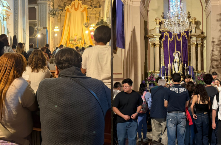 Con una gran afluencia se registra visita a los 7 templos en Morelia