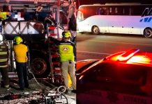 Choque entre autobús y camión de carga deja dos fallecidos y 15 heridos