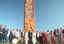 Inauguran la “Estela del Canje” en Acuitzio para conmemorar histórico acuerdo de 1865