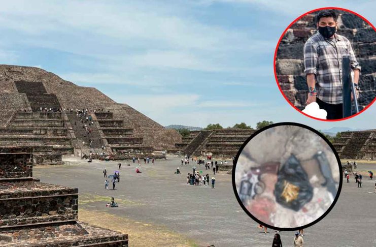 ¿Qué escondía en su mochila el agresor de Teotihuacán?