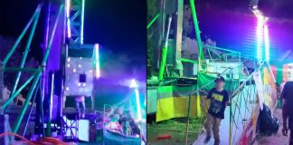 VIDEO | Falla en juego mecánico deja cuatro lesionados al parecer por culpa de un niño