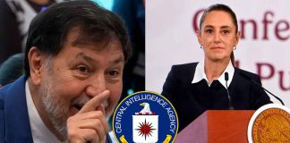 Noroña acusa a la CIA de intento de sabotaje contra el gobierno de Claudia Sheinbaum