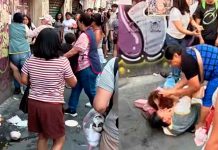 #VIDEO Pelea entre dos mujeres en el centro de Cuernavaca se vuelve viral.