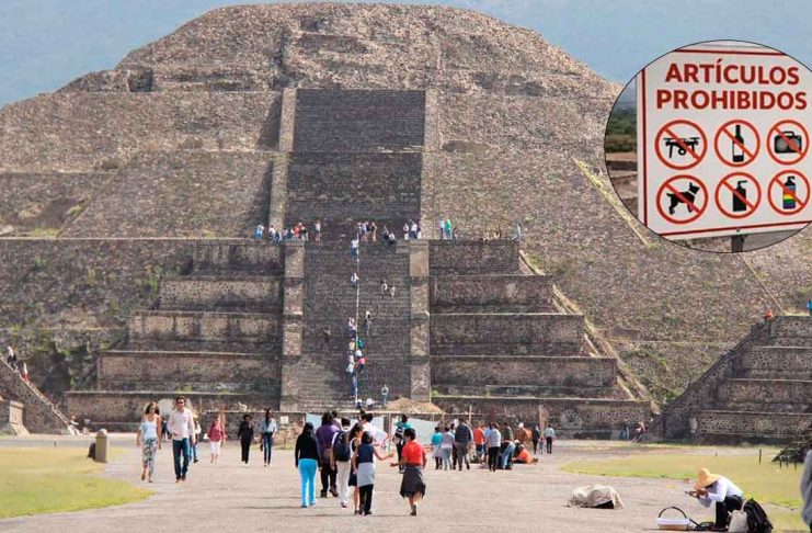 Objetos prohibidos en Teotihuacán: esto no puedes llevar a las pirámides