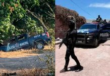 Sicarios emboscan y ejecutan a cuatro policías municipales