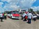 Choque entre camión y moto deja a mujer herida en avenida Siervo de la Nación, Morelia