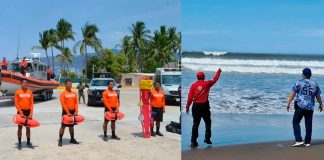 ¡Héroes del mar! rescatan a joven y salva a menor de ahogarse en playas de Sinaloa