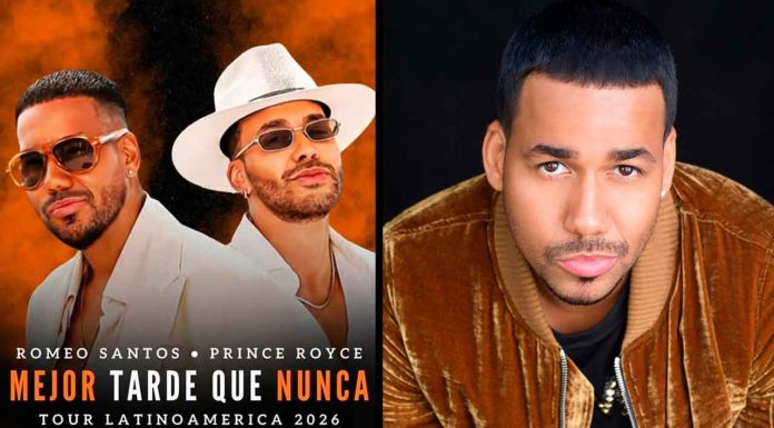 Bachata en su mejor momento: Romeo Santos y Prince Royce arrancan gira