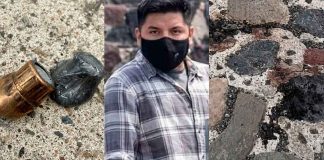 #VIDEO Manchas de sangre en la Pirámide de la Luna tras la reapertura de la zona arqueológica de Teotihuacán.
