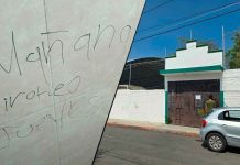 Mensajes de tiroteo escritos en baños de escuela secundaria de Tarímbaro causan alarma