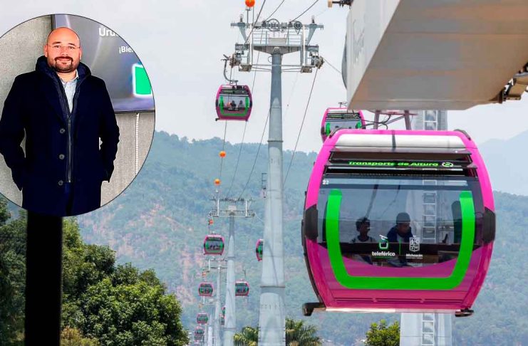 El teleférico de Uruapan suspendió operaciones por tormenta eléctrica, siguiendo protocolos de aeronáutica, informó el subsecretario de Obras