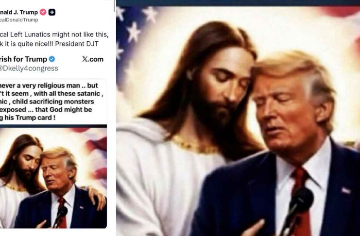 Trump desata polémica al publicar imagen generada por IA junto a Jesús