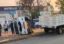 Se registra choque entre dos vehículos en la Madero Poniente de Morelia