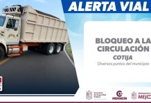 Se registra bloqueo en la carretera Cotija – Emiliano Zapata